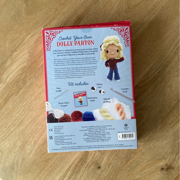 4 FOR $15 Dolly Parton Crochet Kit - Picture 4 of 8